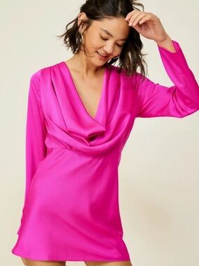 Miki Mini Dress Line and Dot XS